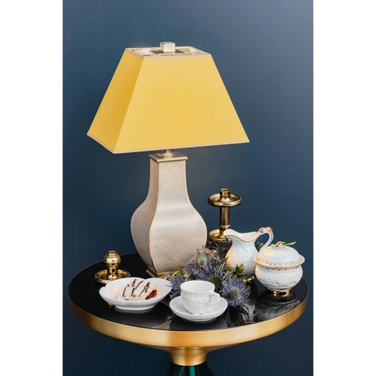 Table lamp - mesh gold