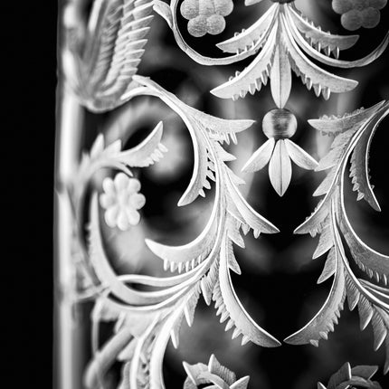 Evpas hand-engraved crystal water glass 470 ml