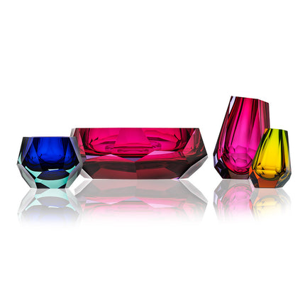 MOSER Pear vase 20 cm - Alexandrite rose