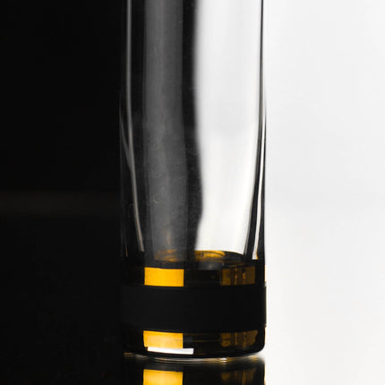 Delight Black hand-painted crystal spirit glass 50 ml