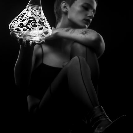 Evpas hand-engraved crystal wine decanter 1500 ml