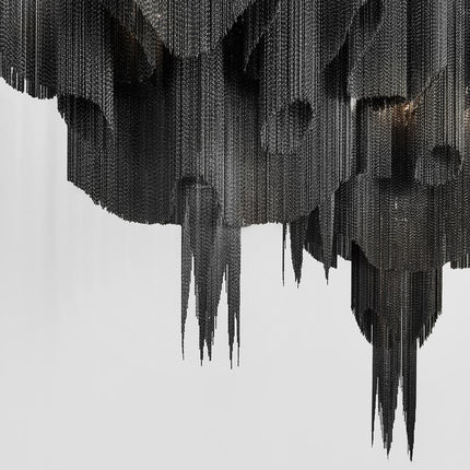 Stream linear chandelier