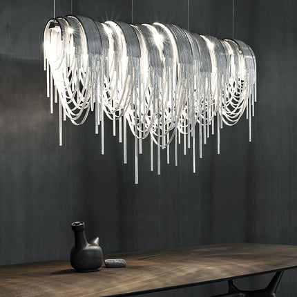 Volver linear chandelier