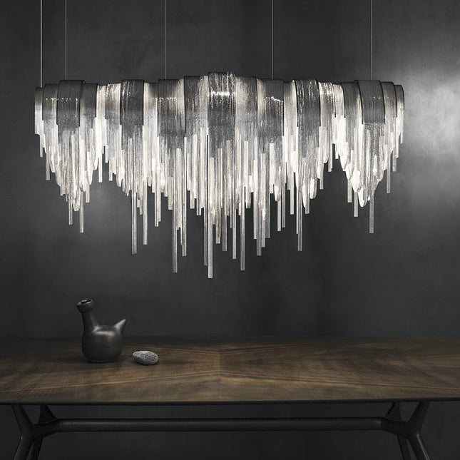 Volver linear chandelier