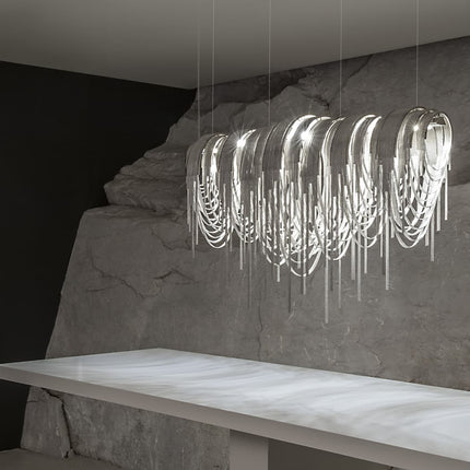 Volver linear chandelier