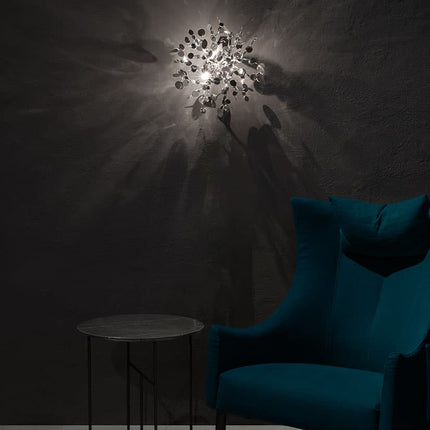 Argent wall sconce