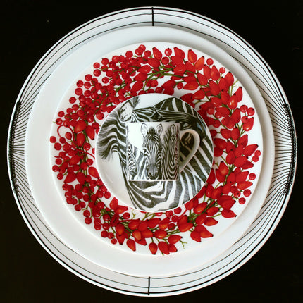 Fil Rouge Bacche - dessert/salad plate