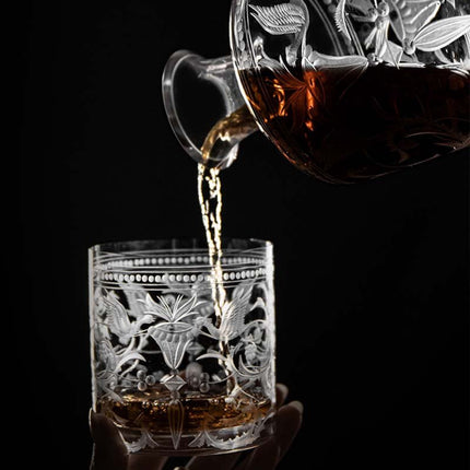 Evpas hand-engraved crystal whisky bottle 1000 ml