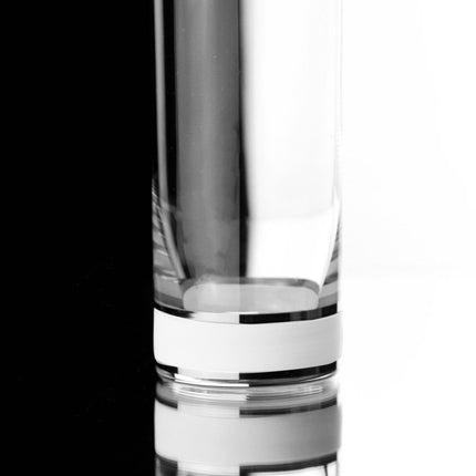 Delight White hand-painted crystal water glass 300 ml