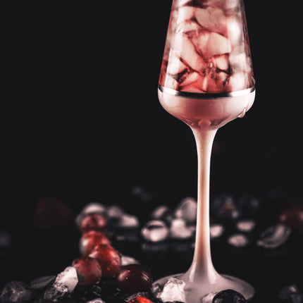 Delight Old Pink hand-painted crystal liquer glass 65 ml