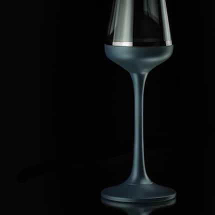 Delight Dark Ocean hand-painted crystal liquer glass 65 ml